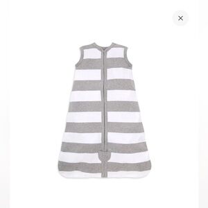 NWT Burt’s Bees Striped Grey & White Baby Sleep Sack